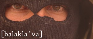Bilden föreställer en irakisk soldat iförd balaklava.
