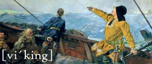 Christian Krohgs målning (1895) föreställande vikingen Leif Erikssons upptäkt av amerika